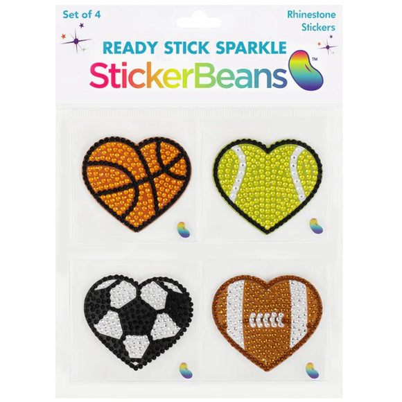 Sticker Beans - Sporty Set of 4