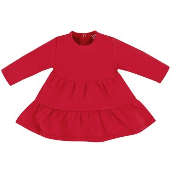 EMC STR. Fleece Dress - Red - hip-kid