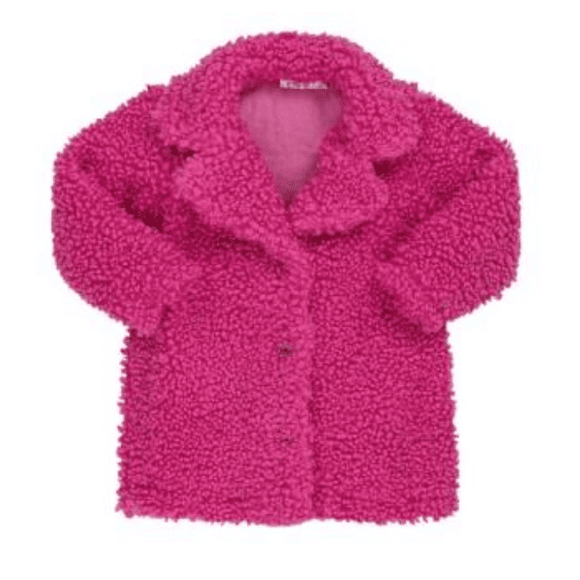EMC Teddy Fabric Coat - Hot Pink - hip-kid