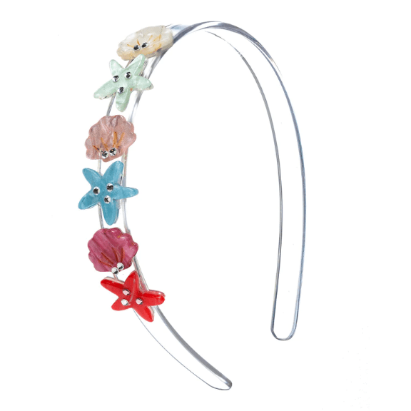 Lilies & Roses Seashell Pearlized Headband - hip-kid