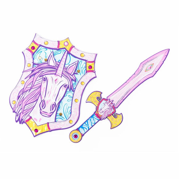 CEC Enchanted Unicorn Shield & Sword - hip-kid