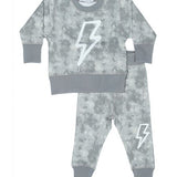 Little Mish Bolt Burn Out and Pants Set