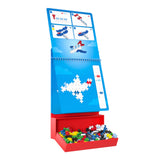Plus Plus Puzzle by Number - Activity Pad - Transportation