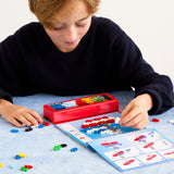 Plus Plus Puzzle by Number - Activity Pad - Transportation