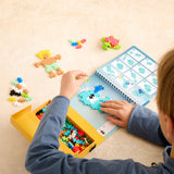 Plus Plus Puzzle by Number - Activity Pad - Ocean