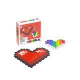 Plus Plus Puzzle by Number - 250pc Hearts