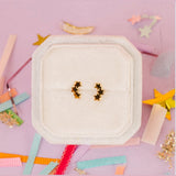 Pierced Post Earrings - Triple Star