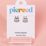 Pierced Co. Gray Cat Charms