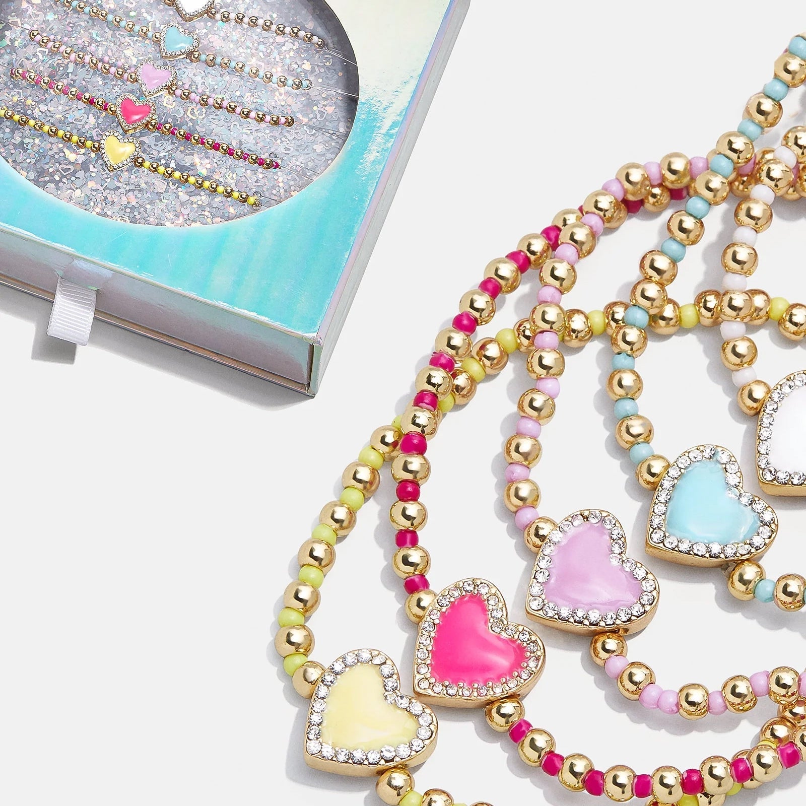 BAUBLEBAR Multi/Gold Sweetheart Kids' Pisa Bracelet Set - Sweethearts
