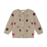 Minymo Cardigan Knit - Beige Melange