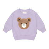 Huxbaby Orchid Furry Huxbear Sweatshirt and Pant