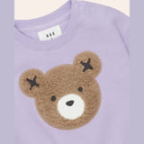 Huxbaby Orchid Furry Huxbear Sweatshirt and Pant