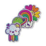OOLY Stickiville Vinyl Stickers - Happy Rainbows
