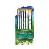 OOLY Chroma Blends Watercolor Paint Brushes - Set of 6