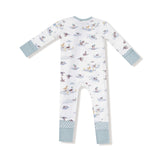 Angel Dear Convertible 2 Way Zipper Romper (Migrating Mallards)
