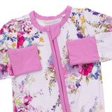 Angel Dear Dahlia Floral Stripe Convertible Romper