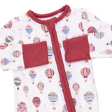 Angel Dear Convertible Romper - Hot Air Balloons