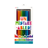 OOLY UnMistake-ables! Erasable Colored Pencils - Set of 12