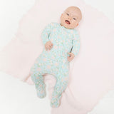 Angel Dear Vintage Daisy 2 Way Ruffle Zipper Footie