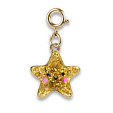 CHARM IT! Gold Glitter Starfish