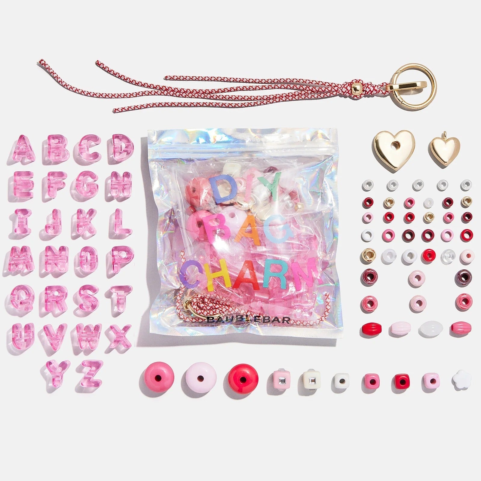 BAUBLEBAR Red/Gold The Mini Custom Bead Kit - Hearts