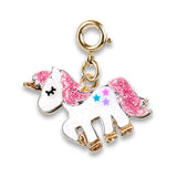 CHARM IT! Gold Glitter Unicorn Charm