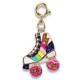 CHARM IT! Gold Rainbow Roller Skate Charm