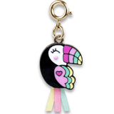 CHARM IT! Gold Ribbon Toucan Charm
