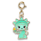 CHARM IT! Gold Swivel Statue of Liberty Charm