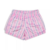 Iscream Plush Shorts Floral Stripes