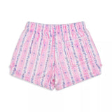 Iscream Plush Shorts Floral Stripes