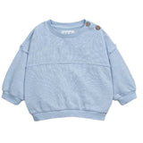 Play Up Oversized Sweatshirt w Buttons Short Set - Rain