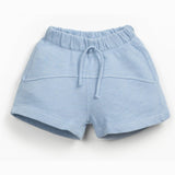 Play Up Oversized Sweatshirt w Buttons Short Set - Rain