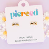 Pierced Sunglasses Post Earrings