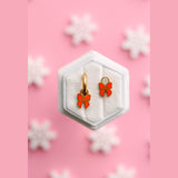 Pierced Red Bow Charms