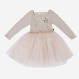 Petite Hailey Lilia Star Tutu Dress Gold
