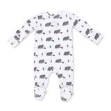 Angel Dear Black Bears - 2 Way Zipper Footie