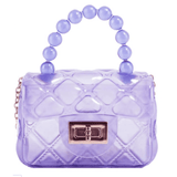 Mavi Bandz Mini Jelly Purse with Crossbody Gold Chain