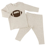 Oh Baby! Chocolate Football Baby Rib Set - Malt