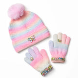 Super Smalls Pastel Rainbow Beanie