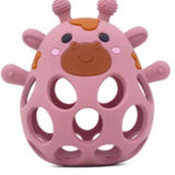 Silicone 3D Giraffe Teether Silicone