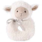 Elegant Baby Plush Soft Ring Rattle