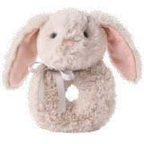 Elegant Baby Plush Soft Ring Rattle
