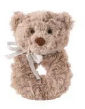 Elegant Baby Plush Soft Ring Rattle