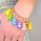 CHARM IT! Gold Cheer Care Bear Charm