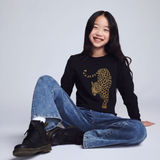Appaman Leopard Black Elara L/S Tee