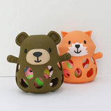 Silicone 3D Funny Fox/Bear Silicone Teeether