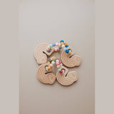 Rainbow Teether Beech Wood