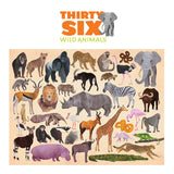 Crocodile Creek 100 pc (36 Wild Animals)