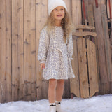 Rylee & Cru Tate Dress Blue Leopard